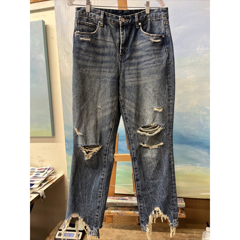Blank NYC The Madison High Rise Jeans in Blue Wash - Size 28